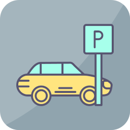 Parking car icon