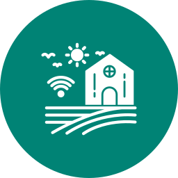 Farm house icon