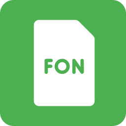 fichier fon Icône