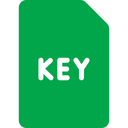 plik klucza ikona
