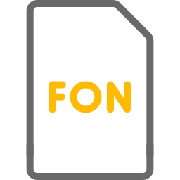 fon 파일 icon