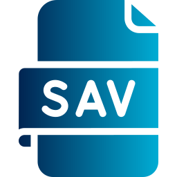 archivo sav icono