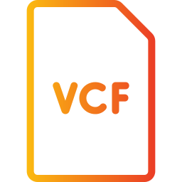fichier vcf Icône