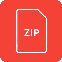 archivo zip icono