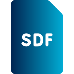 archivo sdf icono