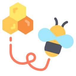 abeja icono