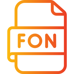 fon 파일 icon