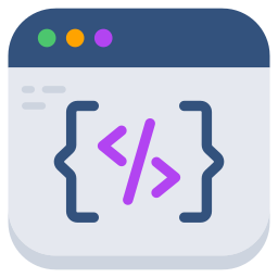 Web coding icon
