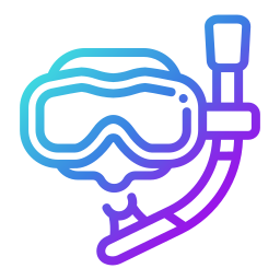 Diving mask icon