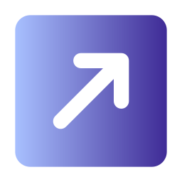 Up right arrow icon