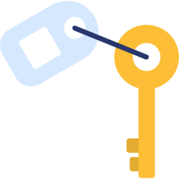 Key tag icon