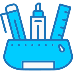 Pencil case icon