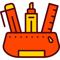 Pencil case icon