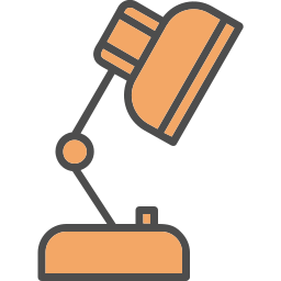 Desk lamp icon