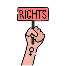 direitos femininos Ícone