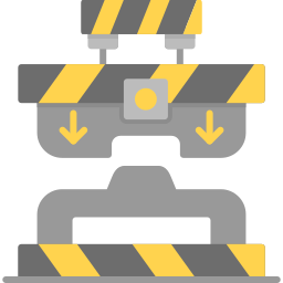 Press machine icon