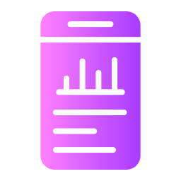 mobile analytics icon