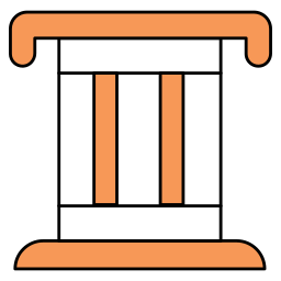 Greek pillars icon