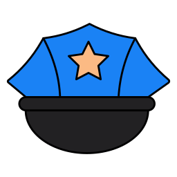 Police cap icon