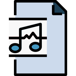 archivo de audio icono