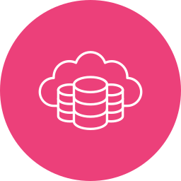 Cloud storage icon