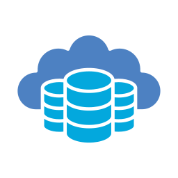 archiviazione cloud icona