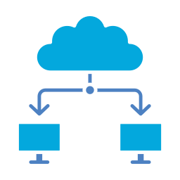 computación en la nube icono