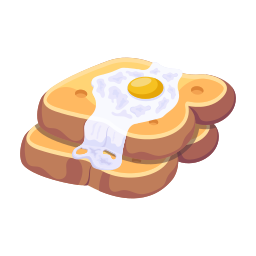 Хлеб и масло иконка