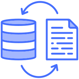 Transformación de datos icono