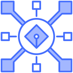 gecentraliseerd icoon