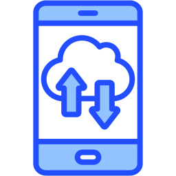 transferencia de datos icono