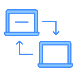 Data transfer icon