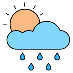 giorno di pioggia icona