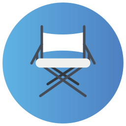 silla de director icono