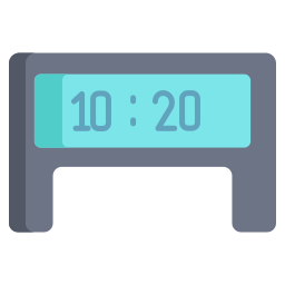 Digital clock icon