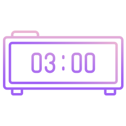 Digital clock icon