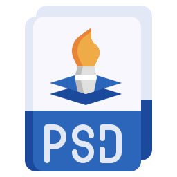 psd 파일 icon