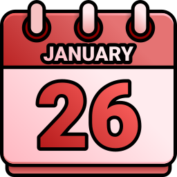 26 januari icoon