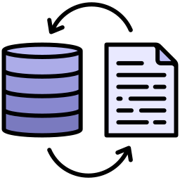 Data transformation icon