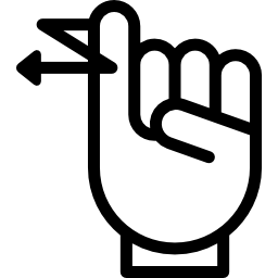 język migowy z ikona