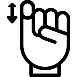 signes lenguage y Icône