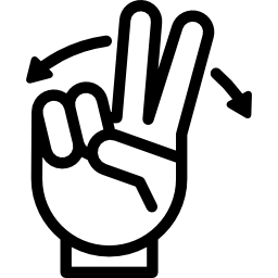signes lenguage v Icône