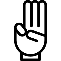 lenguaje de signos p icono