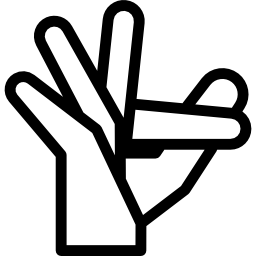 lingua dei segni i icona