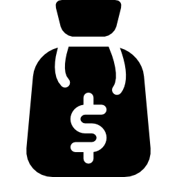 bolsa de dinero icono