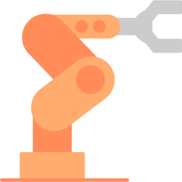 robot industriale icona