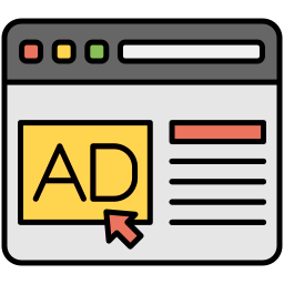 Online advertising icon