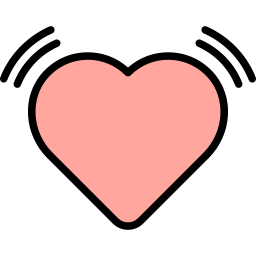 Beating heart icon