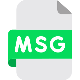 fichier msg Icône