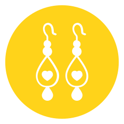 Dangle earrings icon